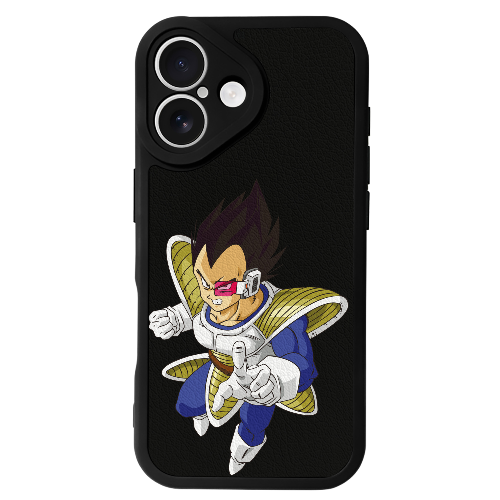 （画像用） ドラゴンボール ベジータ四世（Bejīta Yonsei）DRAGON BALL Vegeta IV 【iPhone 16シリーズ対応】シリコンスマホケース（レザー調） 材質：シリコン